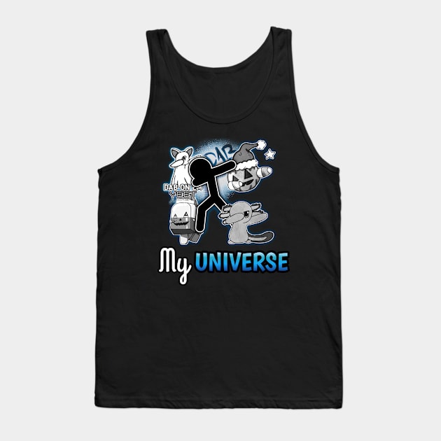 Halloween Dabbing Creatures - Dabbing Yeet Meme - Funny Humor Graphic Gift Saying Tank Top by MaystarUniverse